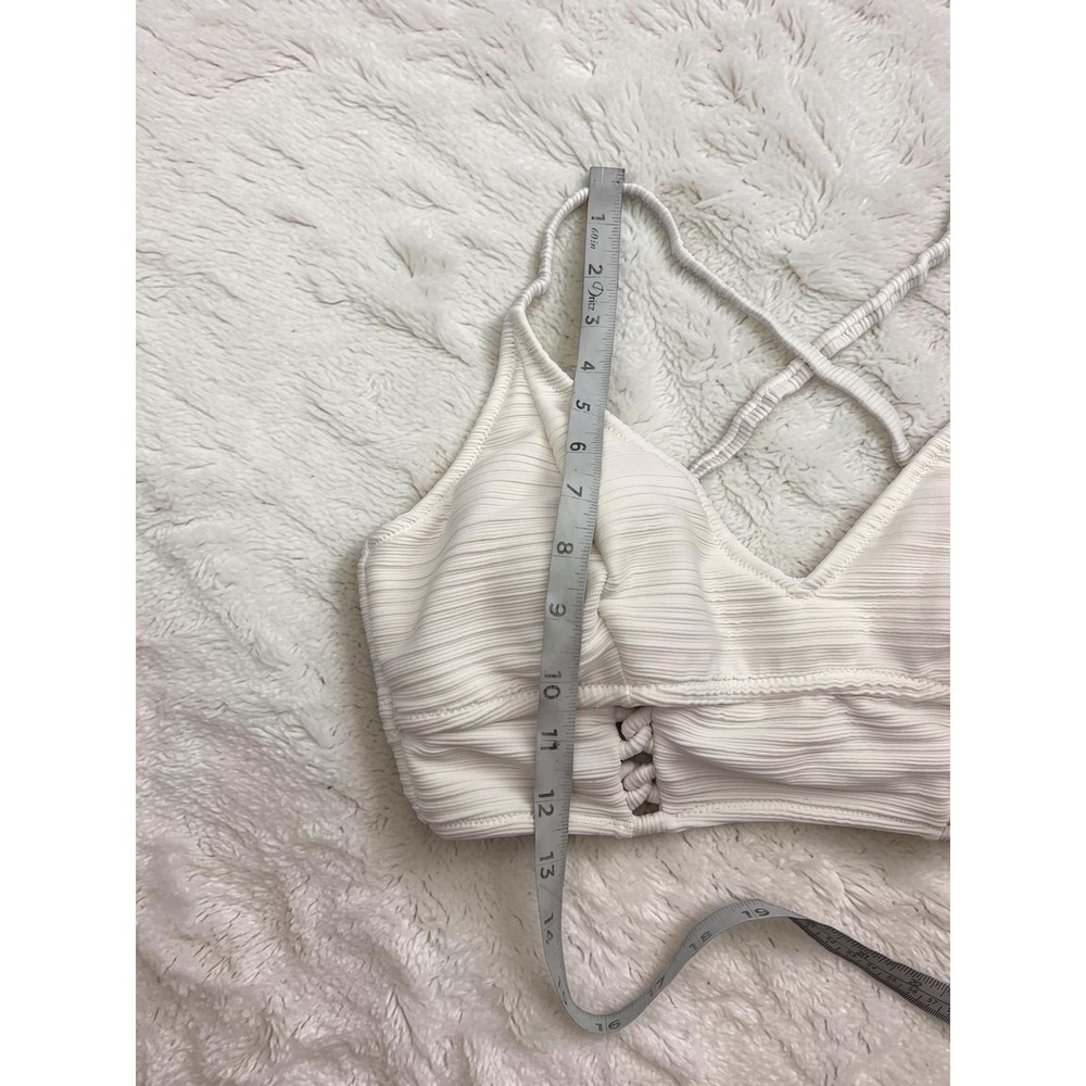 Jessica Simpson Size L Ribbed Bikini Top - Picture 6 of 8